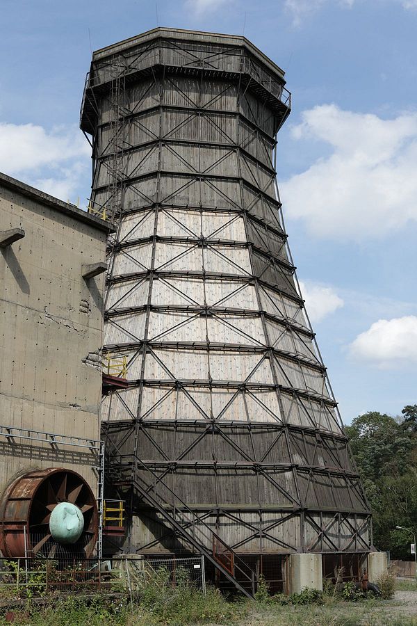 Kühlturm auf Zeche Zollverein Essen